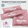image:imageKnee Ice Pack Wrap 1 Pack  Adjustable Ice Pack for Knees Surgery Replacement Arthritis Pain ACL Sports Injuries Post Surgery for Long Duration  1 Pack PinkPink