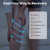 image:imageKnee Ice Pack Wrap 1 Pack  Adjustable Ice Pack for Knees Surgery Replacement Arthritis Pain ACL Sports Injuries Post Surgery for Long Duration  1 Pack PinkBlue