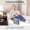 image:imagePELEGON Bed Rails for Elderly Adults Safety ASTM Compliant Adjustable Bed Rail with NonSlip Ergonomic Handle and Storage Pockets Bed Railings for Seniors Supports up to 300 lb ToolFree Assembly2026