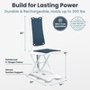 image:imagePELEGON Electric Lift Chairs for Elderly 2in1 Floor Lift amp IP68 Waterproof Bath Lift Foldable Lift Assist Device with Remote 300 lb Capacity Emergency Stop 1 ClickAssembly Fall Recovery Chair