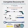 image:imagePELEGON Hip Kit  Hip Kit Post Surgery  Hip Replacement Kit After Surgery with Grabber Tool Sock Aid Leg Lifter Dressing Stick Shoe Horn Exercise Band  Complete Recovery Kit for Seniors  Complete Recovery Set