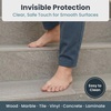 image:imagePELEGON Outdoor Stair Treads NonSlip for Wooden Steps 12 Stairs 6x30 Heavy Duty Waterproof Anti Slip Traction Tape Black Grip Tape Treads Outdoor for Wood Decks RampsIndoor  Transparent