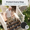 image:imagePELEGON Outdoor Stair Treads NonSlip for Wooden Steps 12 Stairs 6x30 Heavy Duty Waterproof Anti Slip Traction Tape Black Grip Tape Treads Outdoor for Wood Decks RampsOutdoor  Black