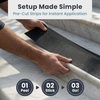 image:imagePELEGON Outdoor Stair Treads NonSlip for Wooden Steps 12 Stairs 6x30 Heavy Duty Waterproof Anti Slip Traction Tape Black Grip Tape Treads Outdoor for Wood Decks RampsOutdoor  Black