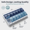 image:imagePELEGON Pill Organizer 2 Times a Day Weekly Pill Organizer AM PM 7 Day Large Medicine Pill Organizer with OneTouch Open Extra Large Compartments BPA Free Travel Pill Organizer for Daily Use
