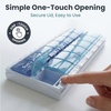 image:imagePELEGON Pill Organizer 2 Times a Day Weekly Pill Organizer AM PM 7 Day Large Medicine Pill Organizer with OneTouch Open Extra Large Compartments BPA Free Travel Pill Organizer for Daily Use