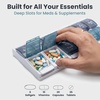 image:imagePELEGON Pill Organizer 2 Times a Day Weekly Pill Organizer AM PM 7 Day Large Medicine Pill Organizer with OneTouch Open Extra Large Compartments BPA Free Travel Pill Organizer for Daily Use