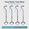 image:imagePELEGON Quad Cane 300 lb  Adjustable Walking Cane with A Large 4 Pronged Base for Extra Balance amp Stability Walking Canes for Seniors Walking Cane for Men amp Women Walking SticksBlack