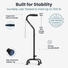 image:imagePELEGON Quad Cane 300 lb  Adjustable Walking Cane with A Large 4 Pronged Base for Extra Balance amp Stability Walking Canes for Seniors Walking Cane for Men amp Women Walking SticksFlowers