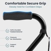 image:imagePELEGON Quad Cane 300 lb  Adjustable Walking Cane with A Large 4 Pronged Base for Extra Balance amp Stability Walking Canes for Seniors Walking Cane for Men amp Women Walking SticksBlue