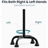 image:imagePELEGON Quad Cane 300 lb  Adjustable Walking Cane with A Large 4 Pronged Base for Extra Balance amp Stability Walking Canes for Seniors Walking Cane for Men amp Women Walking SticksPurple
