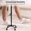 image:imagePELEGON Quad Cane 300LB  Adjustable Walking Cane with A Large 4 Pronged Base for Extra Balance amp Stability Walking Canes for Seniors Walking Cane for Men amp Women Walking SticksPurple