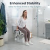 image:imagePELEGON Raised Toilet Seat With Handles 300lb Toilet Seat Risers for Seniors Raised Toilet Seat for Handicap Toilet Seat For Elderly amp Disabled  Elongated SeatStandard