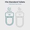 image:imagePELEGON Raised Toilet Seat With Handles 300lb Toilet Seat Risers for Seniors Raised Toilet Seat for Handicap Toilet Seat For Elderly amp Disabled  Elongated SeatStandard