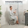 image:imagePELEGON Shower Chair for Inside Shower 300 lb  Adjustable Height Shower Stool  Shower Seats for Adults Bath Stools for Shower to Sit Shower Chair Shower Stools for Adults Sitting  GreyTeal