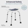 image:imagePELEGON Shower Chair for Inside Shower 300 lb  Adjustable Height Shower Stool  Shower Seats for Adults Bath Stools for Shower to Sit Shower Chair Shower Stools for Adults Sitting  GreyDark Blue