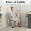 image:imagePELEGON Shower Chair for Inside Shower 300 lb  Adjustable Height Shower Stool  Shower Seats for Adults Bath Stools for Shower to Sit Shower Chair Shower Stools for Adults Sitting  GreyGrey