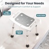 image:imagePELEGON Shower Chair for Inside Shower 300 lb  Adjustable Height Shower Stool  Shower Seats for Adults Bath Stools for Shower to Sit Shower Chair Shower Stools for Adults Sitting  GreyGrey