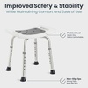 image:imagePELEGON Shower Chair for Inside Shower 300 lb  Adjustable Height Shower Stool  Shower Seats for Adults Bath Stools for Shower to Sit Shower Chair Shower Stools for Adults Sitting  GreyGrey