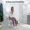 image:imagePELEGON Toilet Safety Rails 250lb  Adjustable Toilet Safety Rails Toilet Bar for Elderly Adults Toilets Rails for Seniors Toilet Seat with Handles for Elderly amp Disabled Toilet Grab Bar  1 Pack1 Pack