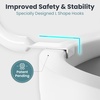 image:imagePELEGON Toilet Safety Rails 250lb  Adjustable Toilet Safety Rails Toilet Bar for Elderly Adults Toilets Rails for Seniors Toilet Seat with Handles for Elderly amp Disabled Toilet Grab Bar  1 Pack2 Pack