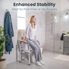 image:imagePELEGON Toilet Safety Rails 350 lb  Adjustable Toilet Safety Frame amp Rails Toilet Safety Rail for Elderly Adults Toilet Handles for Seniors Toilet Bars for Elderly Disabled amp Handicap  WhiteWhite