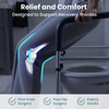 image:imagePELEGON Toilet Safety Rails 350 lb  Adjustable Toilet Safety Frame amp Rails Toilet Safety Rail for Elderly Adults Toilet Handles for Seniors Toilet Bars for Elderly Disabled amp Handicap  WhiteDark Blue
