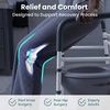 image:imagePELEGON Toilet Safety Rails 350 lb  Adjustable Toilet Safety Frame amp Rails Toilet Safety Rail for Elderly Adults Toilet Handles for Seniors Toilet Bars for Elderly Disabled amp Handicap  WhiteWhite