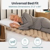image:imagePelegon Alternating Air Pressure Mattress Pad  Hospital Bed Mattress Topper for Bedridden Patients Pressure Relief Mattress Topper to Reduce Bed Sores WhisperQuiet Pump MedicalGrade  Beige