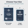 image:imagePelegon Ice Packs for Injuries Reusable XL 11 x 15 Ice Pack for Knee Reusable Gel Ice Pack for Back Large Flexible Cold Pack for Shoulder Hip amp Neck Soft Fabric Side Leakproof Design  1 PackL 2 Pack