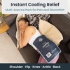 image:imagePelegon Ice Packs for Injuries Reusable XL 11 x 15 Ice Pack for Knee Reusable Gel Ice Pack for Back Large Flexible Cold Pack for Shoulder Hip amp Neck Soft Fabric Side Leakproof Design  1 PackXL 2 Pack