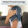 image:imagePelegon Ice Packs for Injuries Reusable XL 11 x 15 Ice Pack for Knee Reusable Gel Ice Pack for Back Large Flexible Cold Pack for Shoulder Hip amp Neck Soft Fabric Side Leakproof Design  1 PackXL 1 Pack