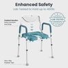 image:imageRaised Toilet Seat with Handles amp Shower Chair