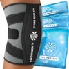 image:imageKnee Ice Pack Wrap 1 Pack  Adjustable Ice Pack for Knees Surgery Replacement Arthritis Pain ACL Sports Injuries Post Surgery for Long Duration  1 Pack PinkBlack