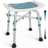 image:imagePELEGON Shower Chair for Inside Shower 300 lb  Adjustable Height Shower Stool  Shower Seats for Adults Bath Stools for Shower to Sit Shower Chair Shower Stools for Adults Sitting  GreyTeal