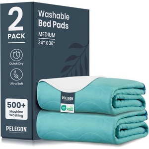 image:imageBed Pads Washable Waterproof 34 x 36 Pack of 2  Incontinence Bed Pads for Adults and Kids  Heavy Absorbency Reusable Bed Pads  Chuck Pads  Waterproof Protective Pad for Bed2 Pack  34x36
