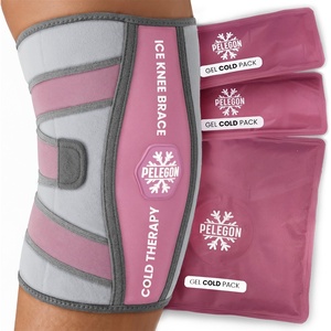 image:imageKnee Ice Pack Wrap 1 Pack  Adjustable Ice Pack for Knees Surgery Replacement Arthritis Pain ACL Sports Injuries Post Surgery for Long Duration  1 Pack PinkPink