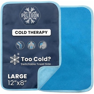 image:imagePelegon Ice Packs for Injuries Reusable XL 11 x 15 Ice Pack for Knee Reusable Gel Ice Pack for Back Large Flexible Cold Pack for Shoulder Hip amp Neck Soft Fabric Side Leakproof Design  1 PackL 2 Pack