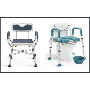 image:imageRaised Toilet Seat with Handles amp Shower Chair